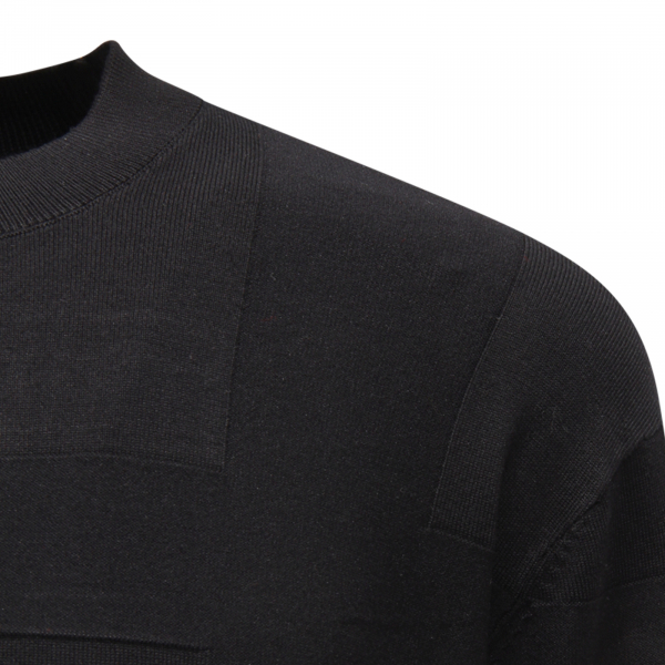 M8371 MAGLIONE UOMO ARMANI EXCHANGE MAN VISCOSE BLEND SWEATER BLACK