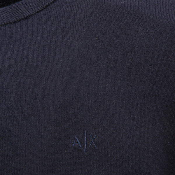 M8389 MAGLIONE UOMO ARMANI EXCHANGE MAN COTTON/CASHMERE SWEATER BLUE