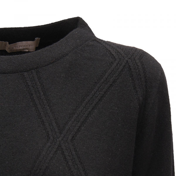 M9329 MAGLIONE DONNA D. EXTERIOR WOMAN CASHMERE/WOOL BLEND SWEATER