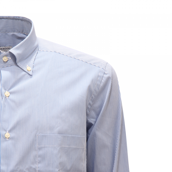 M9503 CAMICIA RIGA UOMO BORDONI MAN COTTON STRIPED SHIRT