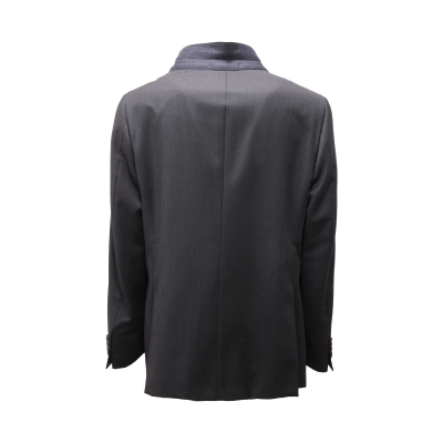0084AU abito uomo PAL ZILERI man wool suit blue