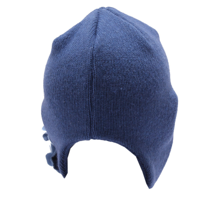 0526Y cuffia bimba girl NANAN wool/cashmere blue hat