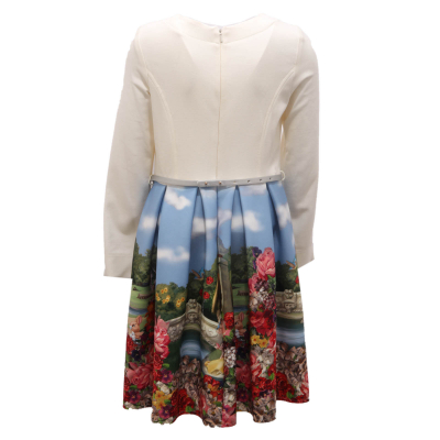 Monnalisa snow online white dress