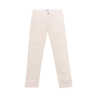 DONDUP KIDS tapered-leg chino trousers - White