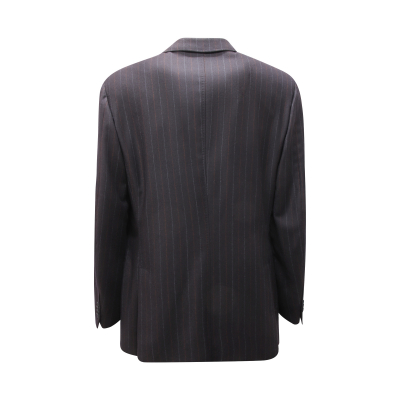 1182AU abito uomo CANTARELLI man pinstripes wool suit blue