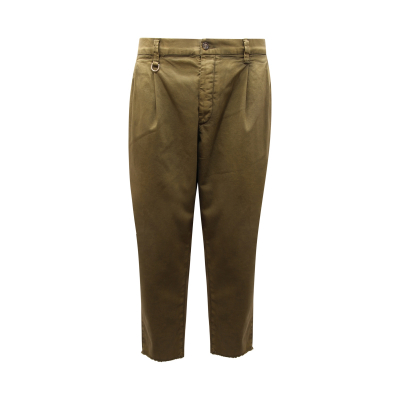 1183AV PANTALONE UOMO PAOLO PECORA MAN PANTS DELAVÈ GREEN