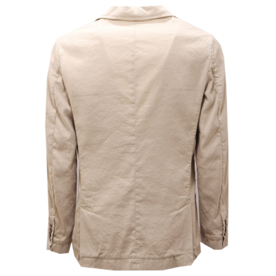 1859AG giacca uomo CRUNA beige linen/cotton vintage style jacket man