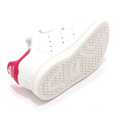 Adidas originals stan smith kids red clearance