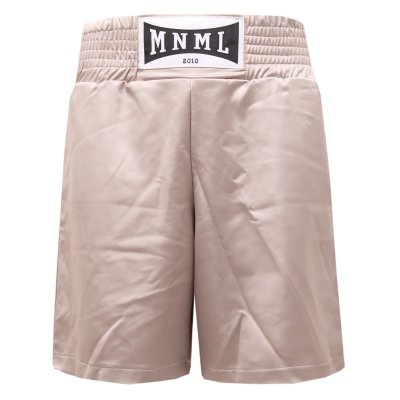 2230S bermuda unisex MINIMAL HAUTE COUTURE raso beige pant short men woman