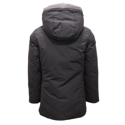 2305AL piumino bimba girl WOOLRICH kids REVERSIBLE down parka black