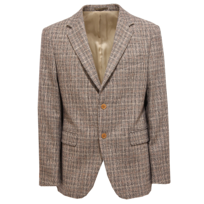 3304Q giacca uomo BORDONI lana marrone/beige jacket men