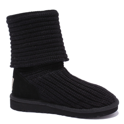3318Y  (NO BOX) stivale bimba girl UGG scarpe wool shoe boot black
