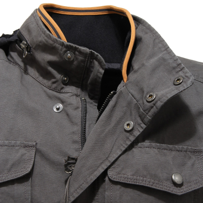 33260 giacca uomo GREEN HOGAN cotton linen jacket man