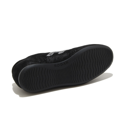 36765 sneaker HOGAN OLYMPIA scarpa nera bimba shoes kids