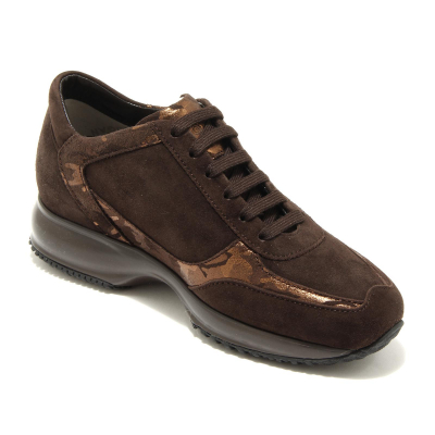 sneakers donna marroni