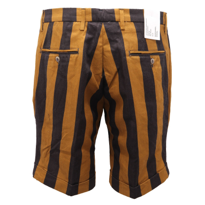 4495AF bermuda uomo MICHAEL COAL cotton/linen striped short pant