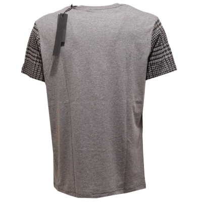 5263V maglia uomo GAUDI' IRONIC DANDY grey t-shirt men