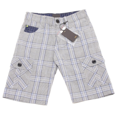 5522G bermuda bimbo blu grigio panna nero FENDI pantaloni trouesers shorts kids