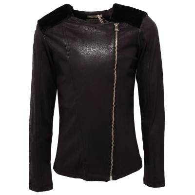 6179X giacca bimba MET girl eco suede black jacket