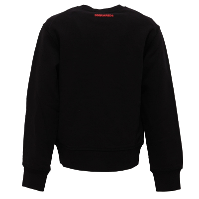 Details about   5079AC felpa bimbo boy DONDUP black cotton sweatshirt 