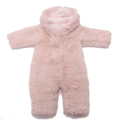 6645AC tuta ecopelliccia GIRL NANAN tutona pink eco fur suit