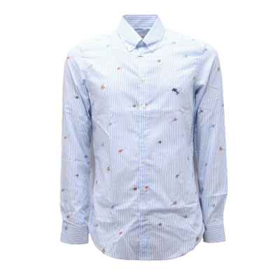 Camicia etro bianca uomo sales