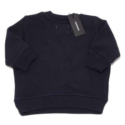 7577W felpa bimbo DIESEL boy blue sweatshirt kid