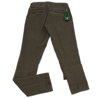 7706K pantalone uomo BEVERLY HILLS POLO CLUB green effect vintage man
