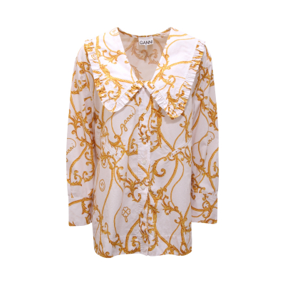 7737AT camicia donna GANNI woman oversize shirt