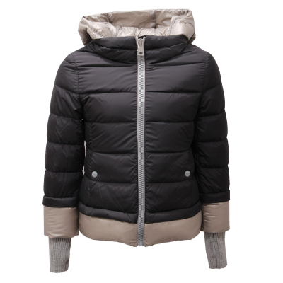 7785AC giubbotto bimba girl HERNO blue down padded jacket