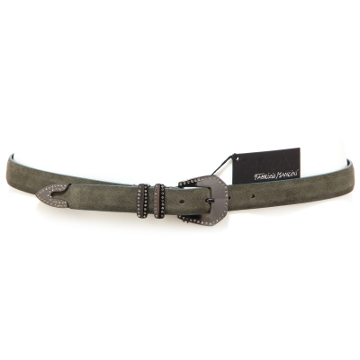 8537R cintura donna FABRIZIO MANCINI PURITY verde belt woman