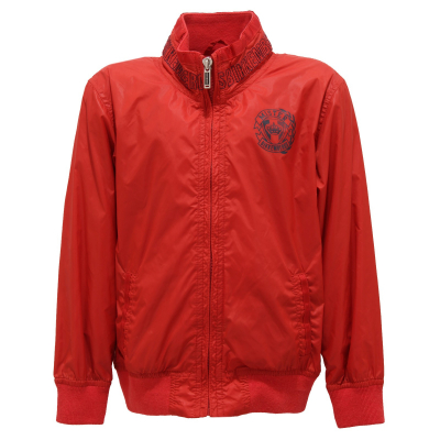 8825T giacca bimbo BIKKEMBERGS antivento rosso jacket kid  