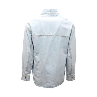 8883AU  GIUBBOTTO DONNA HAVE ONE WOMAN DENIM DISTRESSED JACKET