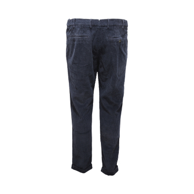 8886AQ pantalone uomo BERWICH man velvet trousers blue