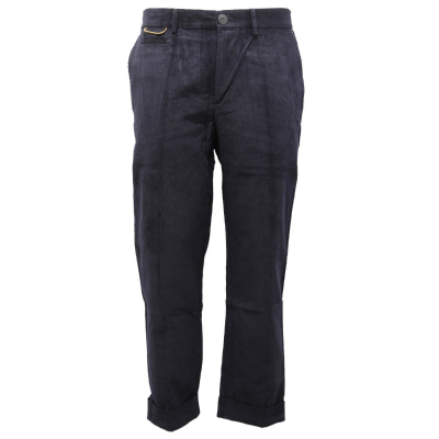 8898AG pantalone uomo PREMIUM MOOD DENIM SUPERIOR blue corduroy trouser man
