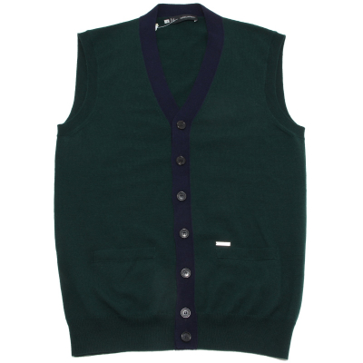 Cardigan uomo smanicato top