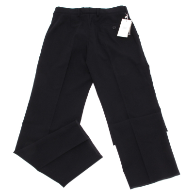 9930V pantalone bimbo ARMANI JUNIOR wool blue classic trouser kid