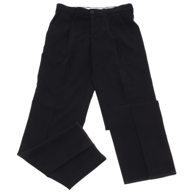 9930V pantalone bimbo ARMANI JUNIOR wool blue classic trouser kid