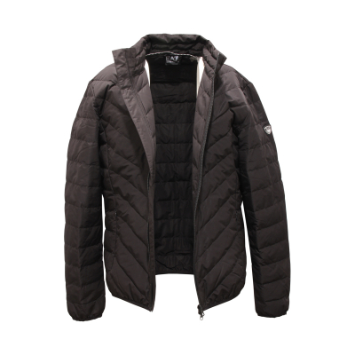 Black cheap armani puffer