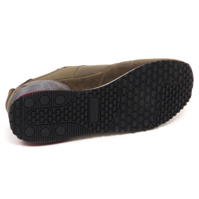 E5322 sneaker uomo green GAUDI JEANS scarpe suede tissue shoe man
