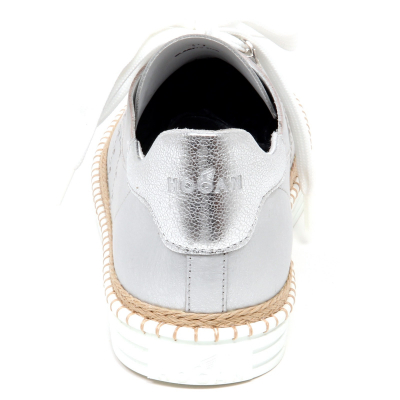 sneaker donna silver HOGAN R260 scarpe forata perforated shoe woman