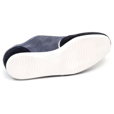 sneaker uomo blu avio HOGAN OLYMPIA SLASH H perforated shoe man