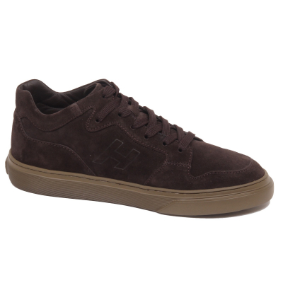 F7206 sneaker uomo dark brown HOGAN H365 green sole scarpe shoe man