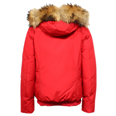 F9230 giubbotto donna WOOLRICH MINERVA BOMBER red jacket woman