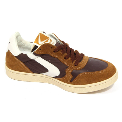 H1506 sneaker uomo VALSPORT men SUPER DAVIS suede/fabric shoes brown