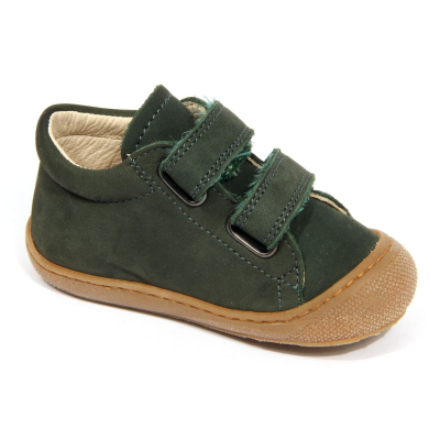 H3756 sneaker bimbo boy NATURINO COCOON kids nabuk shoes green