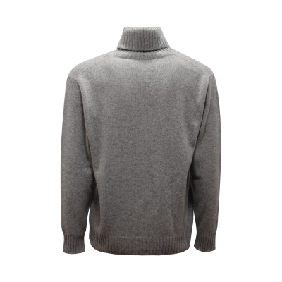 M6032 DOLCEVITA UOMO AMARÁNTO MAN DISTRESSED WOOL/CASHMERE SWEATER