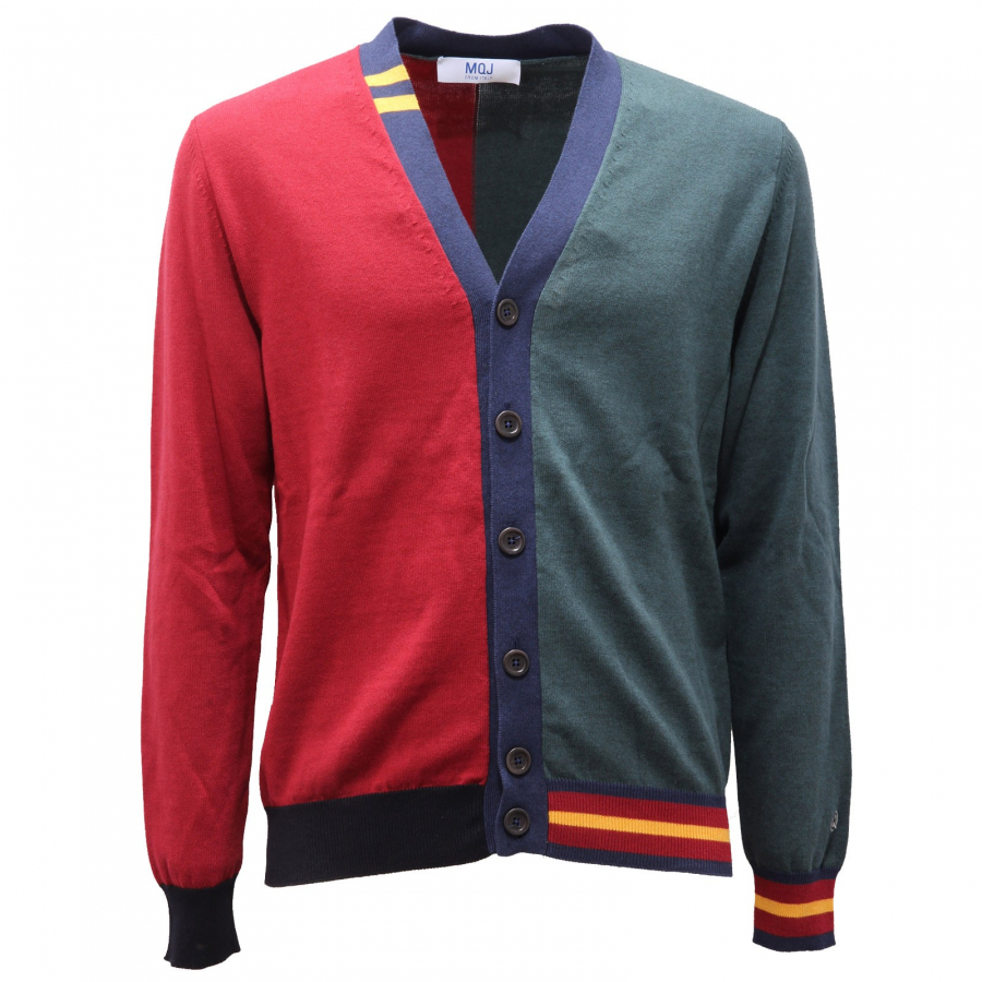 Red and blue cardigan deals