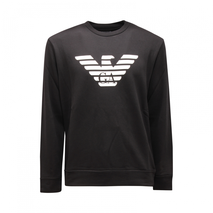 Emporio armani black sweatshirt top