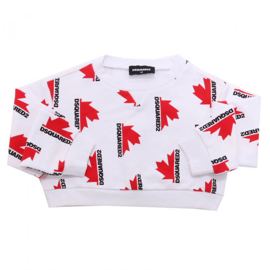 Felpa top dsquared2 bambina